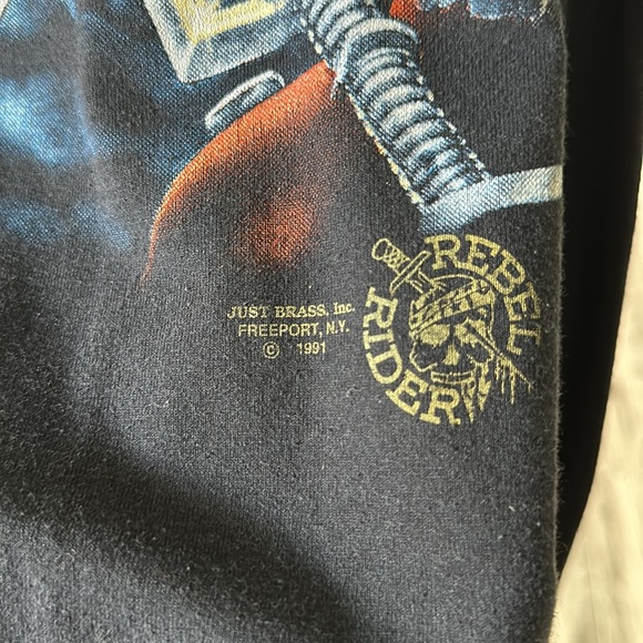 Vintage Rebel Rider motorcycle shirt - Picture 5 of 7